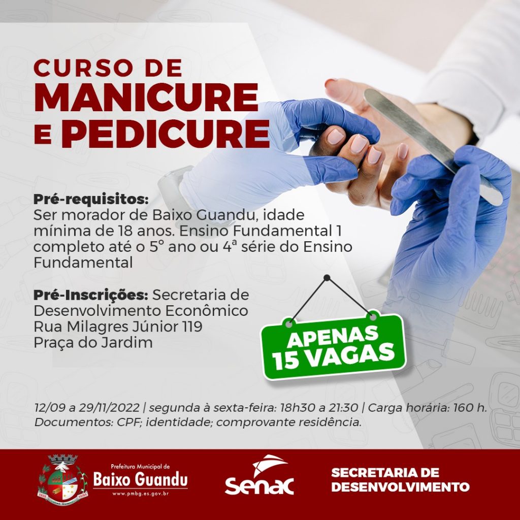 Curso de Manicure e Pedicure – PMBG