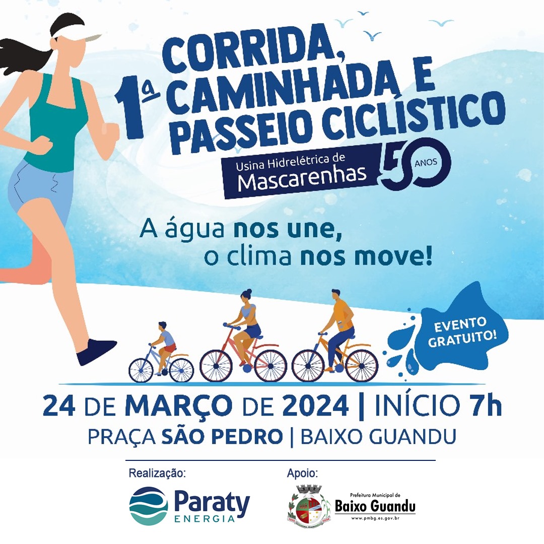 Pmbg Participe da 1ª Corrida, Caminhada e Passeio Ciclístico em Baixo Guandu ...